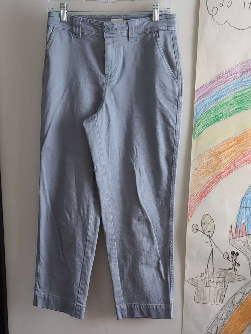 a new day Slate Blue Cropped Chino Pants, 2